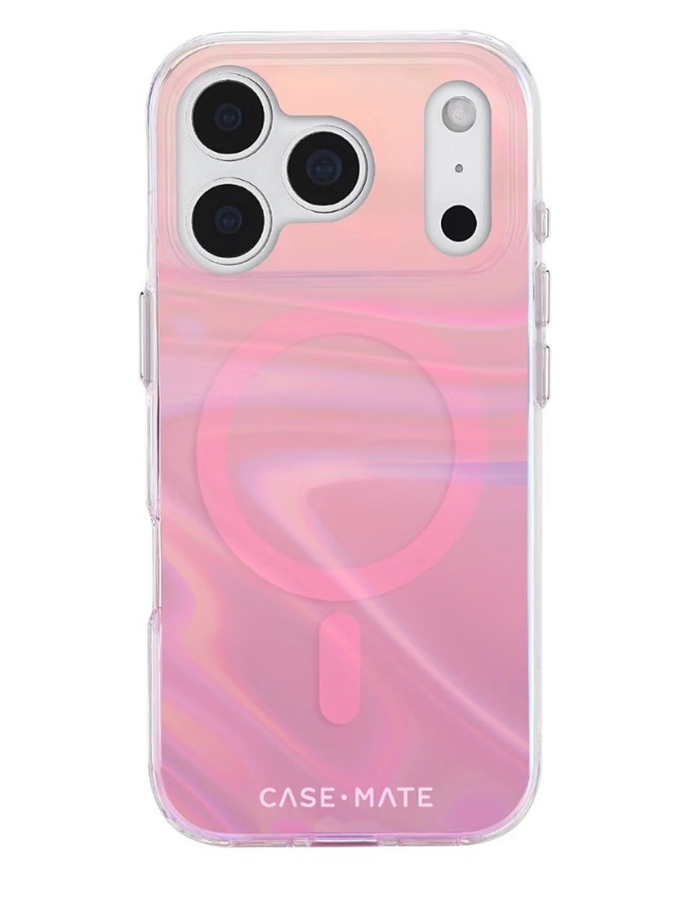 NWT Case-Mate Peach Soap Bubble iPhone 17 Pro MagSafe Iridescent Case